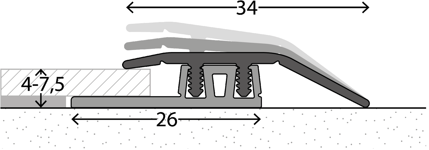 Prinz PROFI-DESIGN Anpassungsprofil Nr. 323, 34 mm Bild
