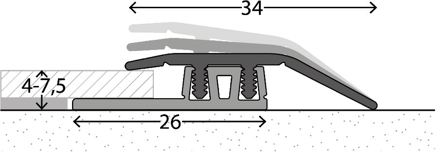 Prinz PROFI-DESIGN Anpassungsprofil Nr. 323, 34 mm Bild