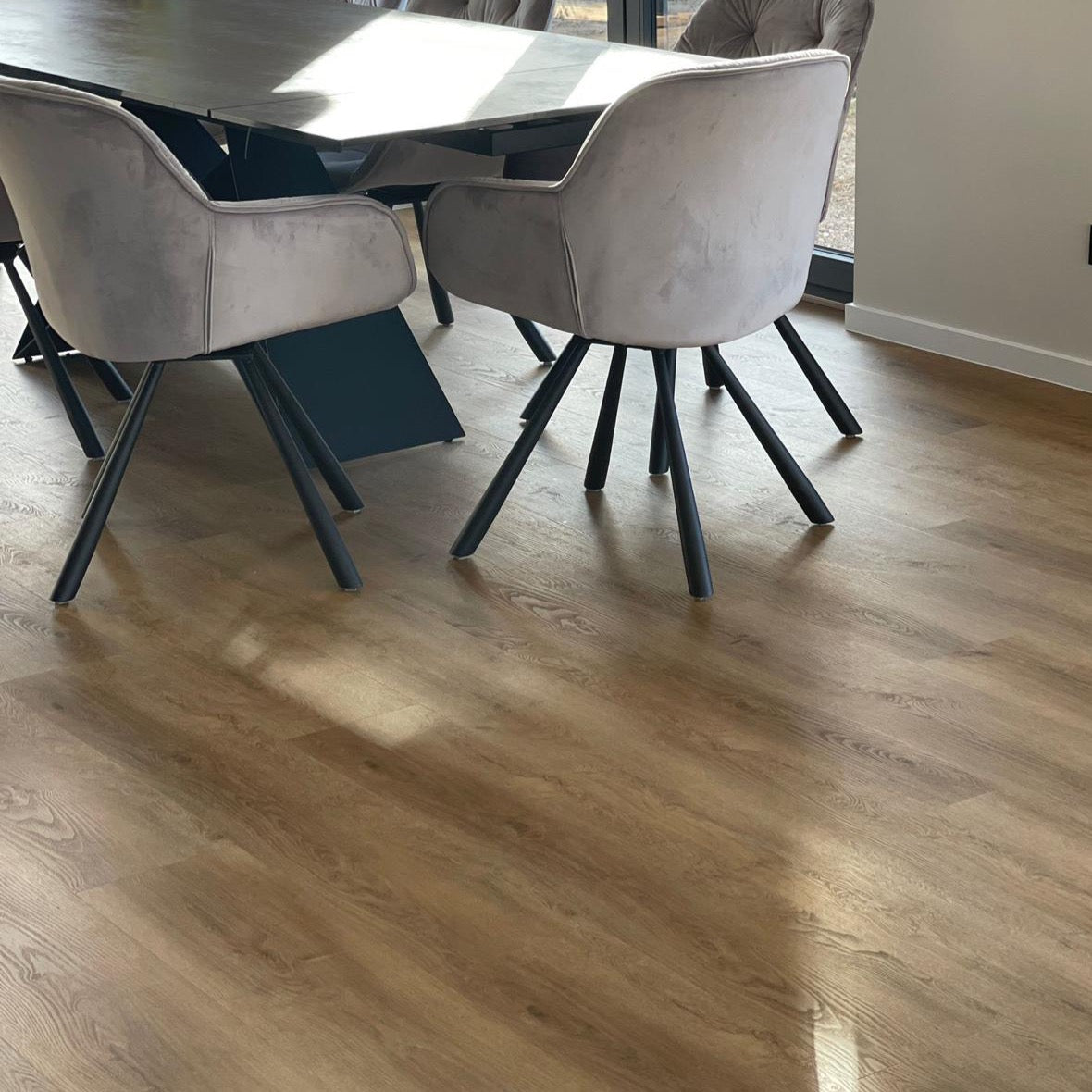  »Sunflower Oak« Premium Klick-Vinyl Ultimate Esszimmer
