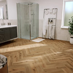 »Golden Oak« Premium Klick-Vinyl Fischgrät