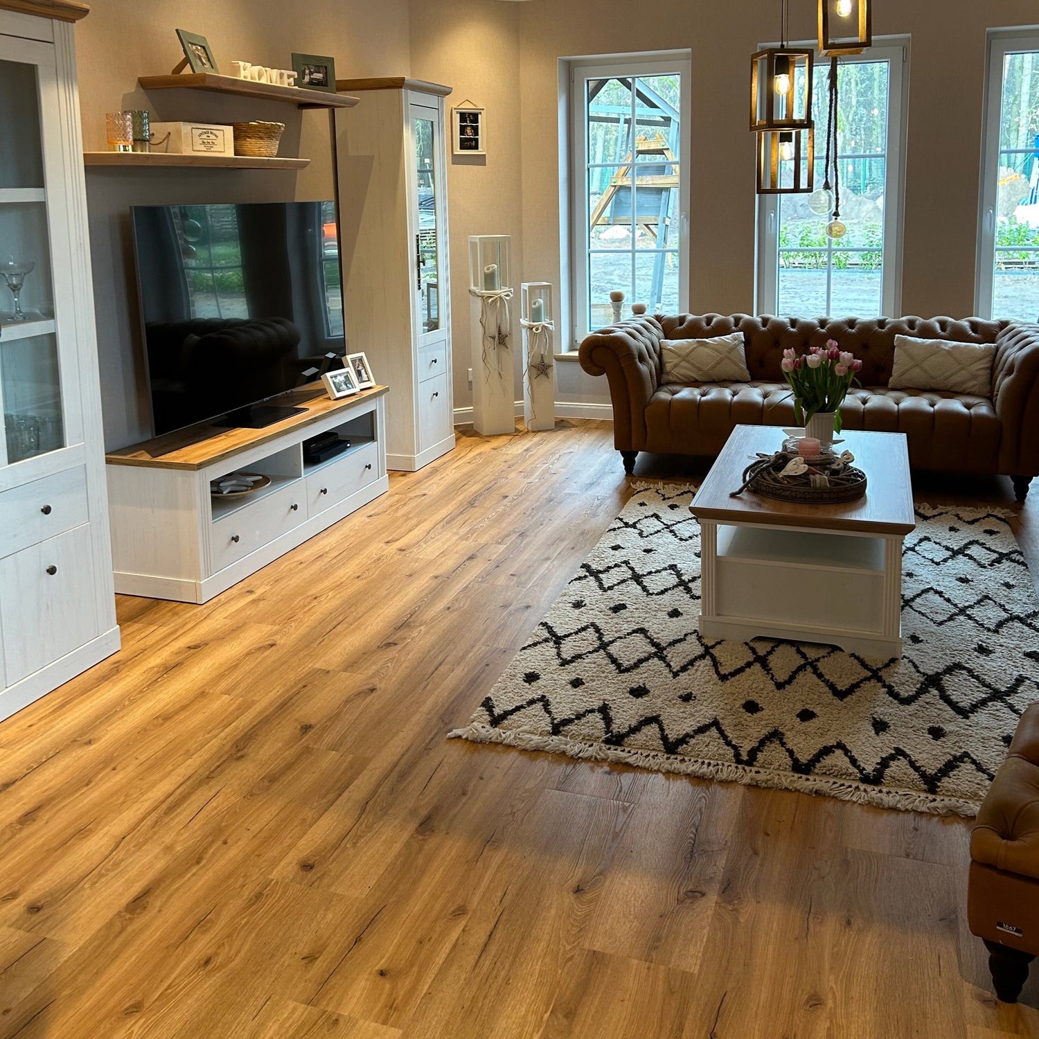 »Der Laminat-Shop24 Bestseller« Klebevinyl Unique Holzoptik  Wohnzimmer