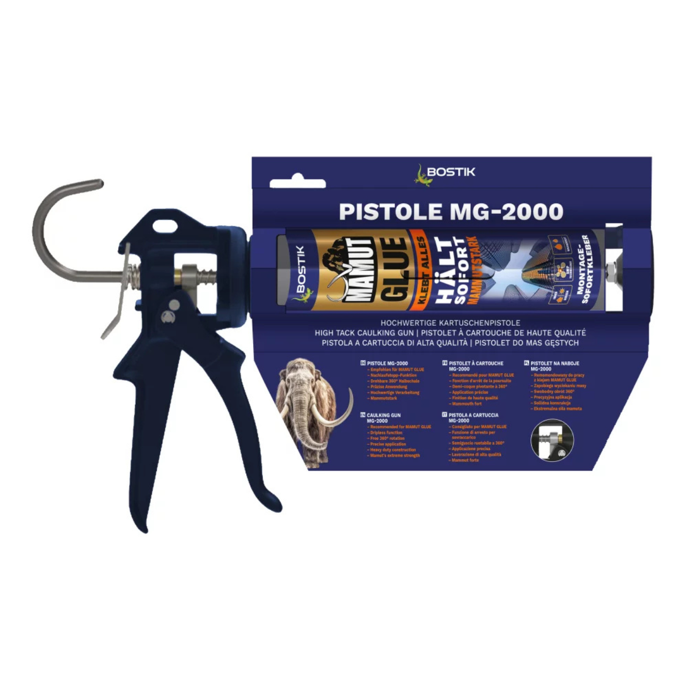 Bostik Profi MG 2000 310ml Kartuschen Dichtstoff Klebstoffpistole