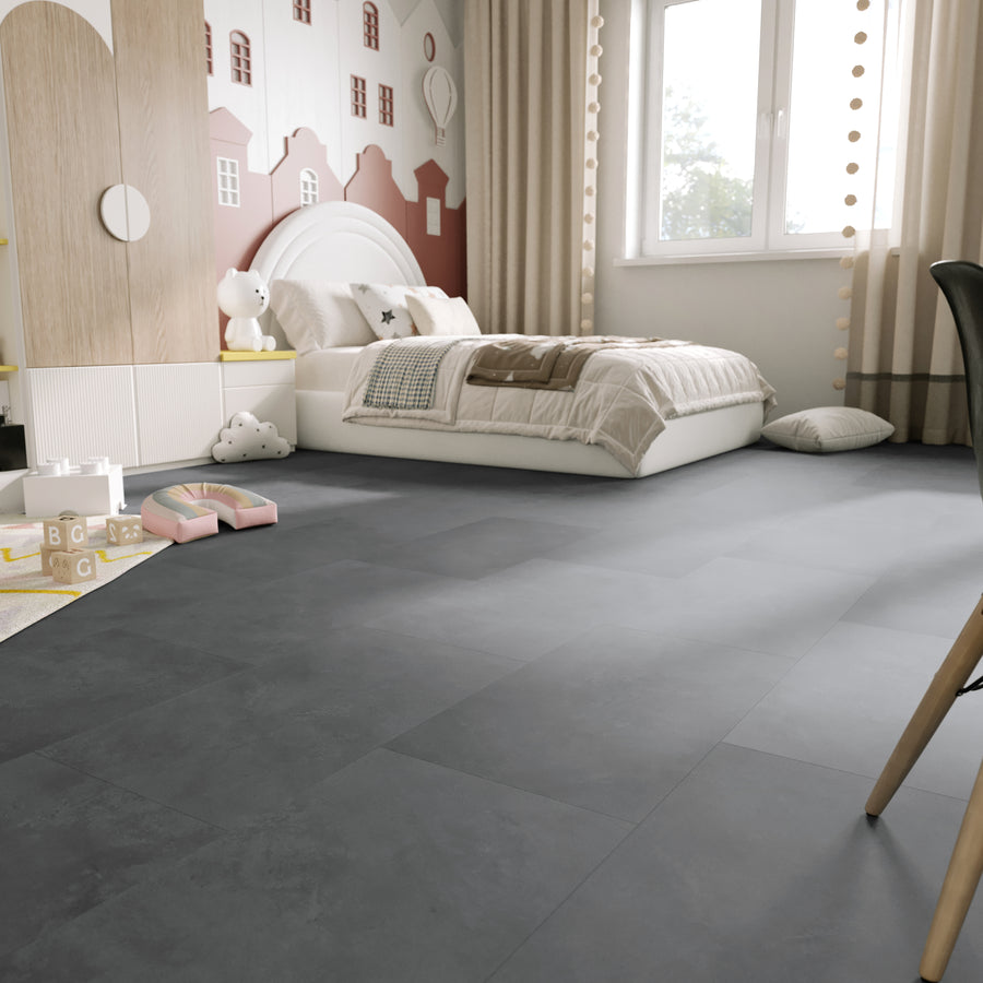 »Concrete Dark« Klick-Vinylboden