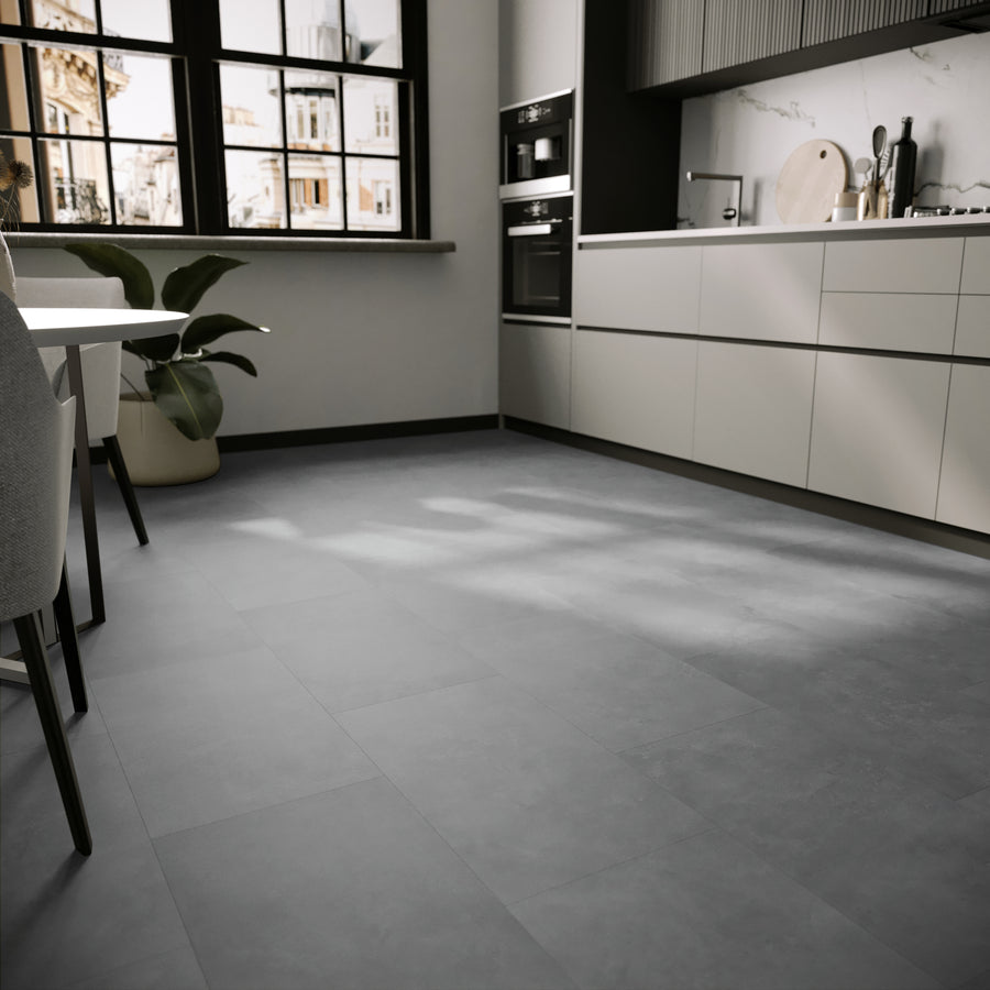»Concrete Dark« Klick-Vinylboden
