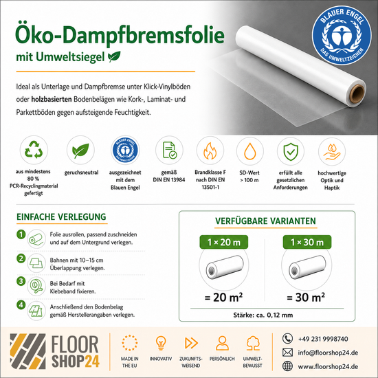 Feuchteschutz PE-Dampfbremsfolie
