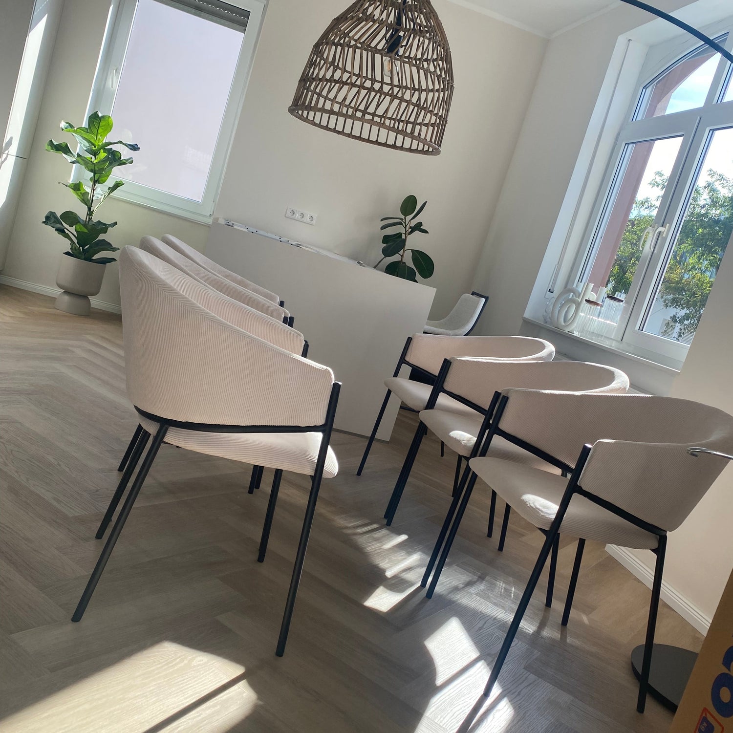 »Eiche Oleander« SPC Vinylboden Unique Holzoptik im Fischgrätdesign Raumbild 11