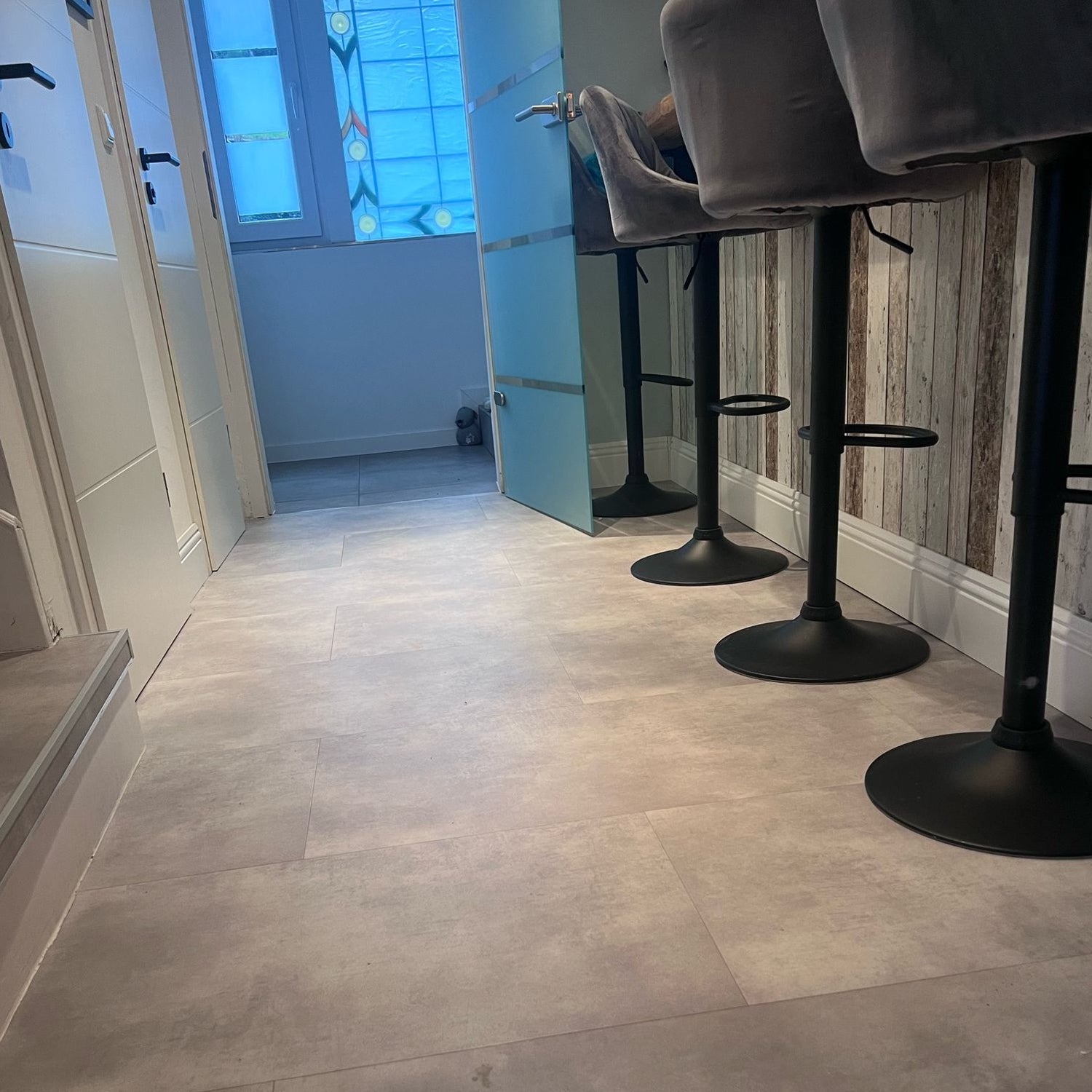  »Blanco« SPC Vinylboden Unique Barhocker