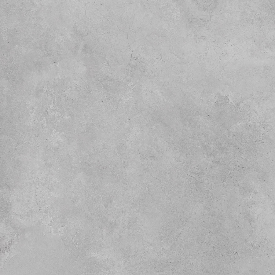 Klick-Vinyl in hellgrauer Fliesenoptik