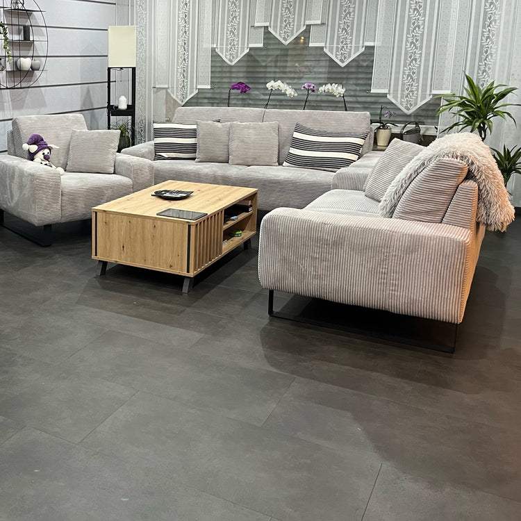 Teide Klebevinyl Unique Fliesenoptik  Wohnzimmer