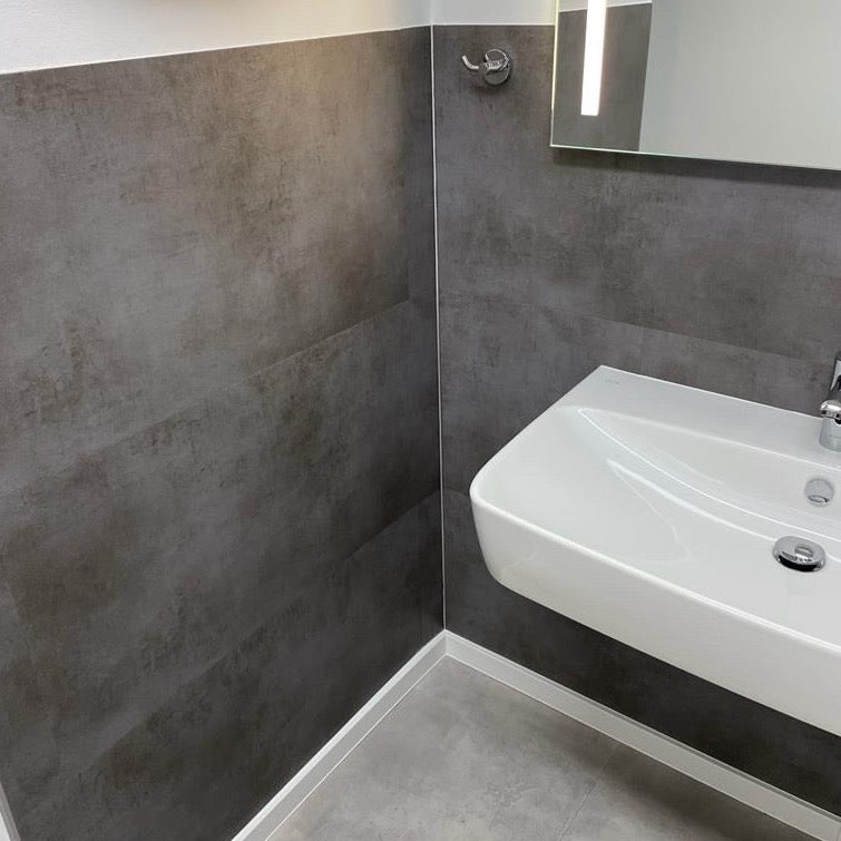 Teide Klebevinyl Unique Fliesenoptik  Badezimmer