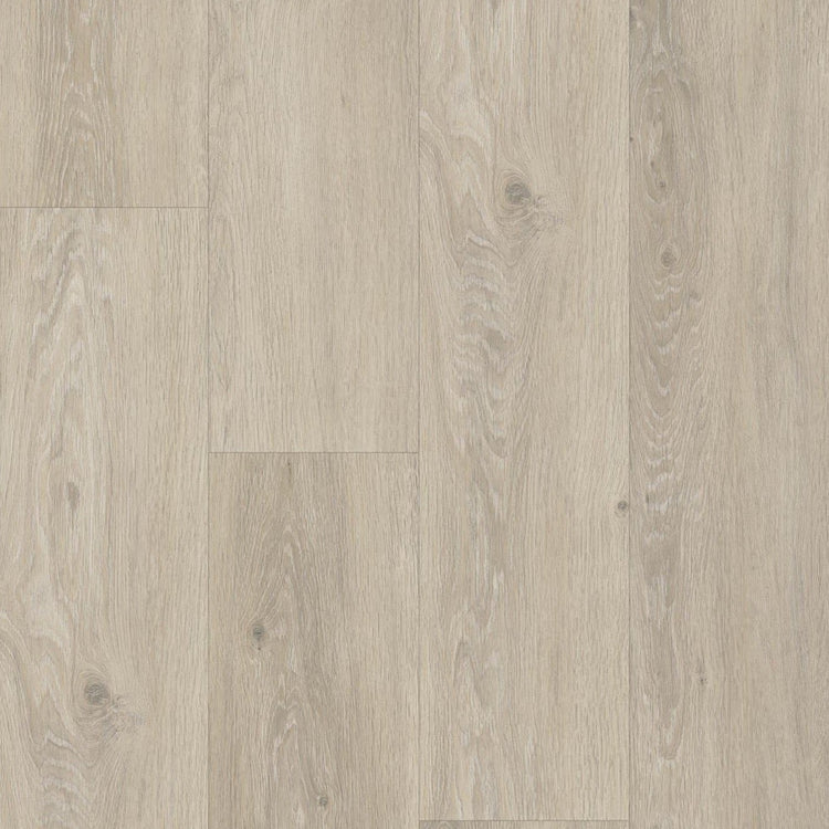 Klick-Vinyl in graubeiger Holzoptik