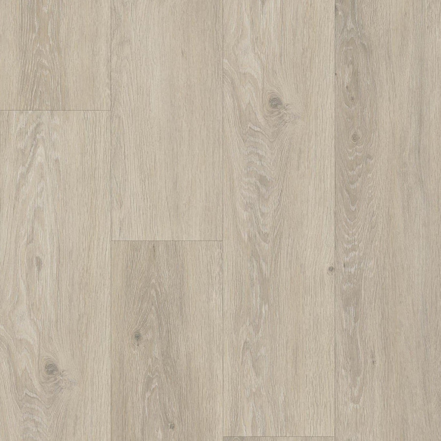 Klick-Vinyl in graubeiger Holzoptik
