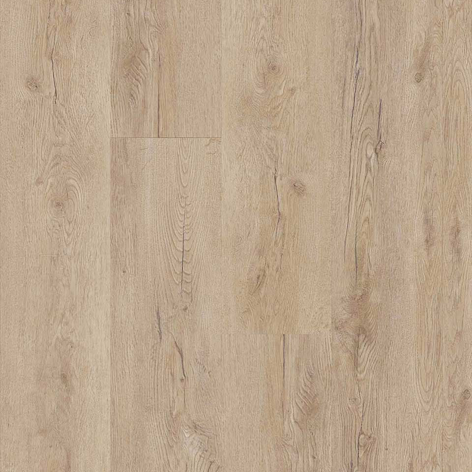 Klick-Vinylboden in Eiche Fiducia – strukturierte Holzoptik mit realistischer Maserung, ideal für Renovierungen