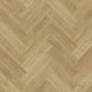 Draufsicht modernes Fischgrät-Design in Beige 