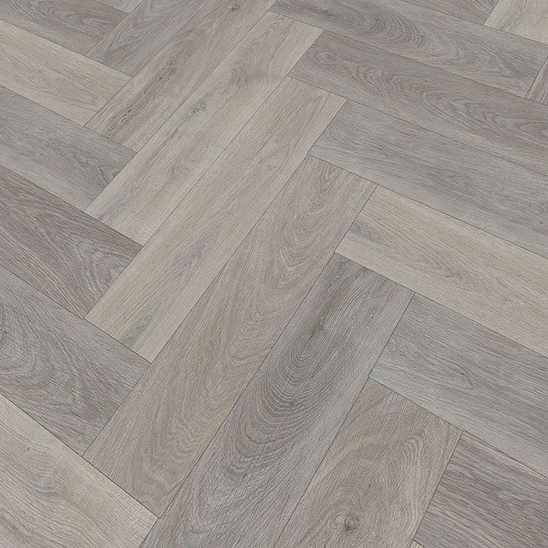 Draufsicht Fischgrät Design in Grau 