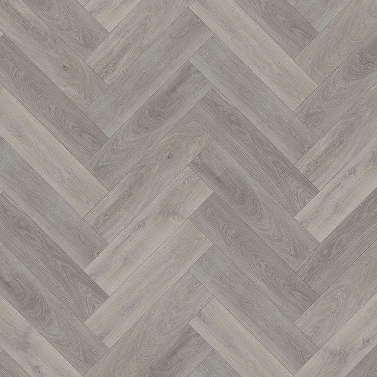 Draufsicht Fischgrät Design in Grau